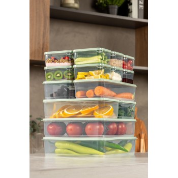 Storage Box Set (18 Pieces) YBLLA18LI - Mint Mint