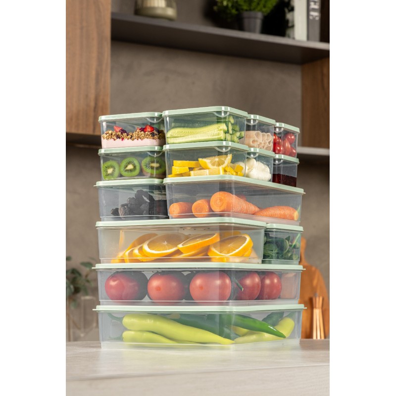 Storage Box Set (18 Pieces) YBLLA18LI - Mint Mint