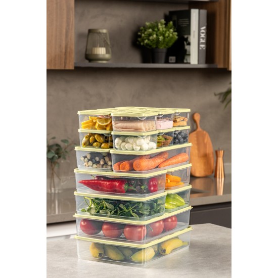 Storage Box Set (20 Pieces) YBLLA20LI - Yellow Yellow