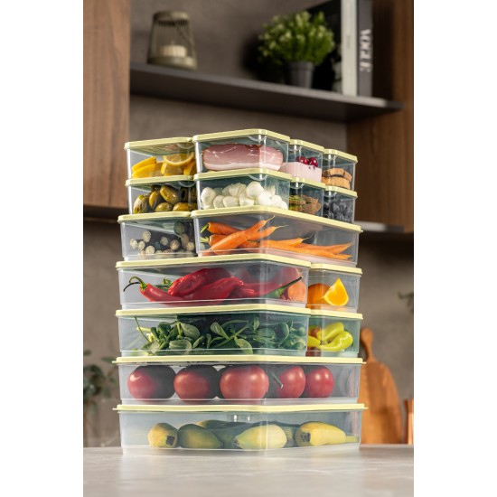 Storage Box Set (20 Pieces) YBLLA20LI - Yellow Yellow