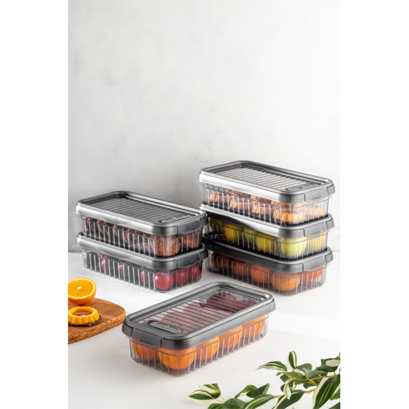 Storage Box Set (2 Pieces) BNM-8038 - Anthracite Anthracite