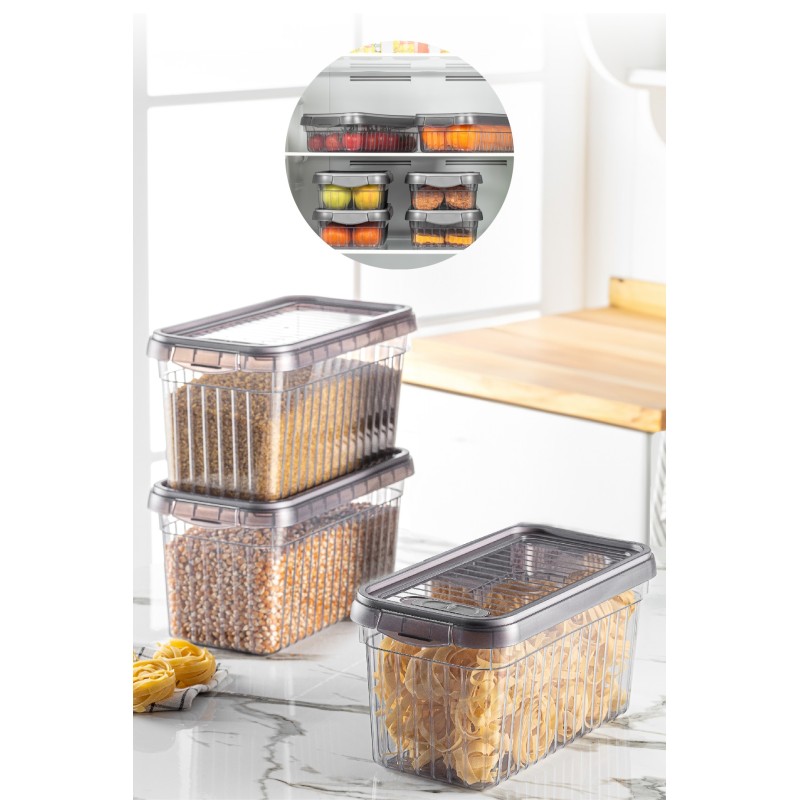 Storage Box Set (3 Pieces) BNM-7994 - Anthracite Anthracite