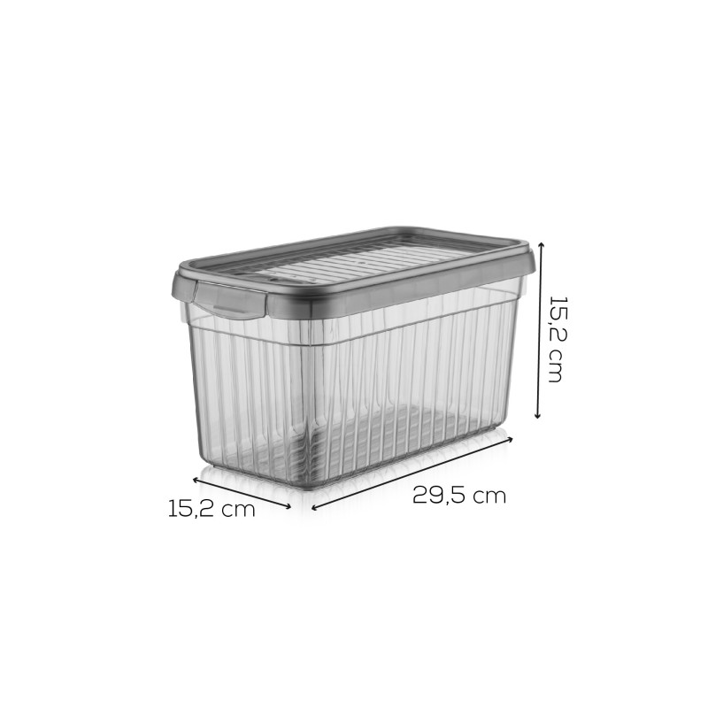 Storage Box Set (3 Pieces) BNM-7994 - Anthracite Anthracite