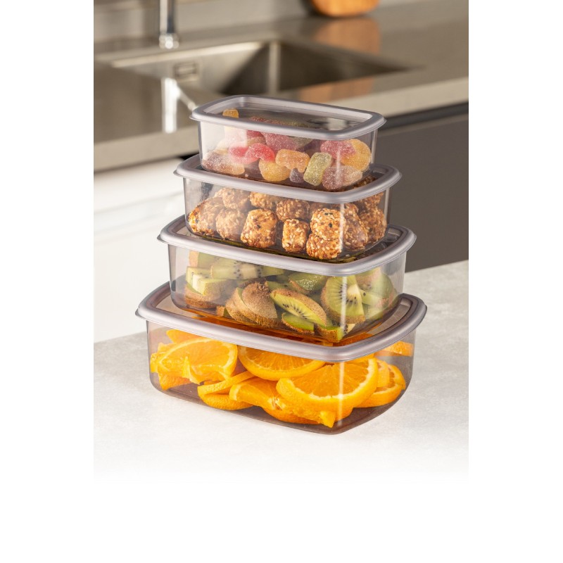 Storage Box Set (4 Pieces) SYBOX4LUKRSK - Anthracite Anthracite