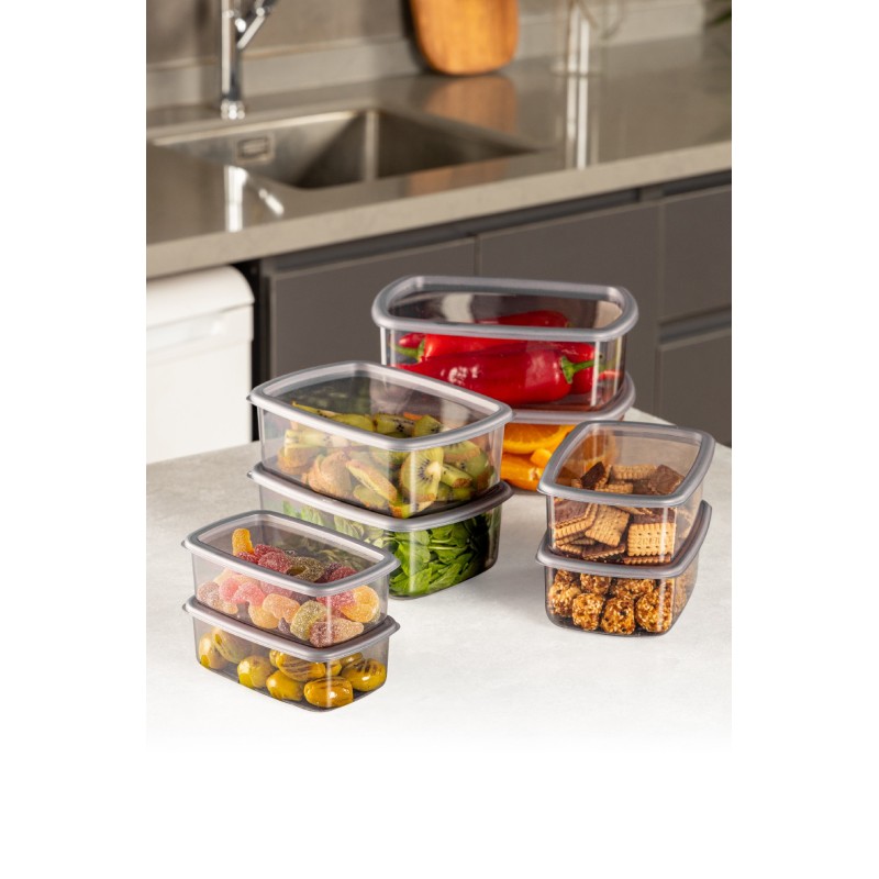 Storage Box Set (8 Pieces) SYBOX8LIKRSK - Anthracite Anthracite