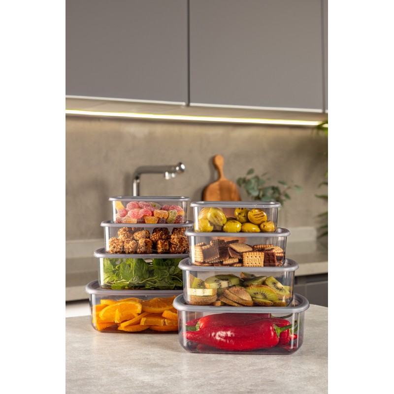 Storage Box Set (8 Pieces) SYBOX8LIKRSK - Anthracite Anthracite