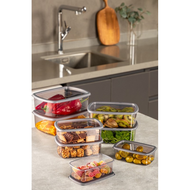 Storage Box Set (8 Pieces) SYBOX8LIKRSK - Anthracite Anthracite