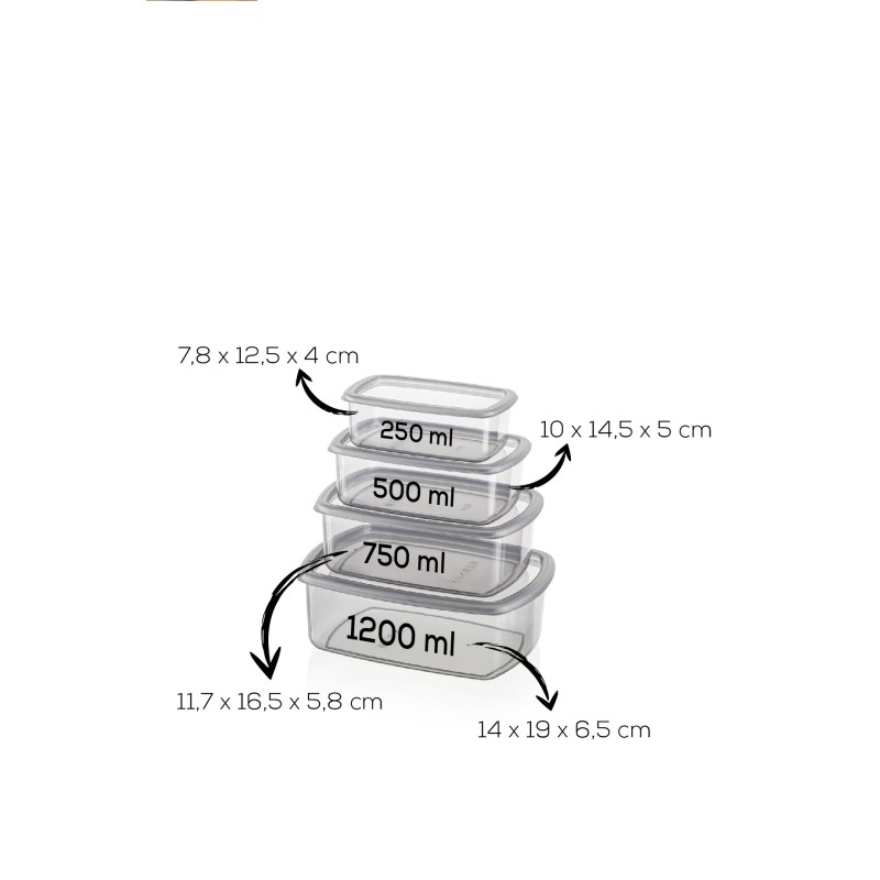 Storage Box Set (12 Pieces) SYBOX12LIKRSK - Anthracite Anthracite