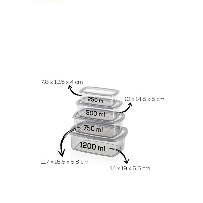 Storage Box Set (16 Pieces) SYBOX16LIKRSK - Anthracite Anthracite