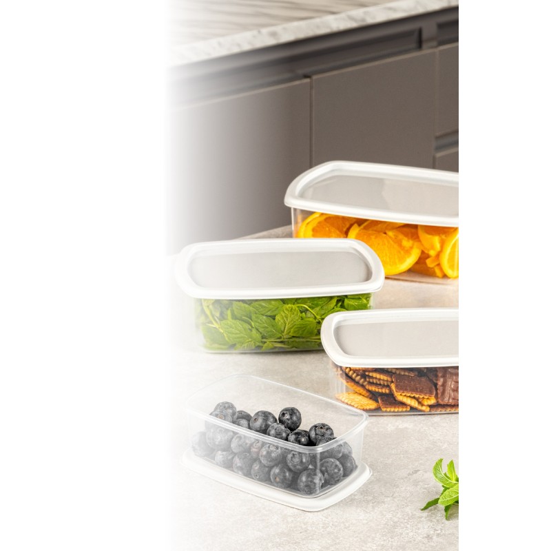 Storage Box Set (4 Pieces) SYBOX4LUKRSK - Grey Grey