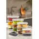 Storage Box Set (12 Pieces) SYBOX12LIKRSK - Grey Grey