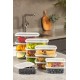 Storage Box Set (12 Pieces) SYBOX12LIKRSK - Grey Grey