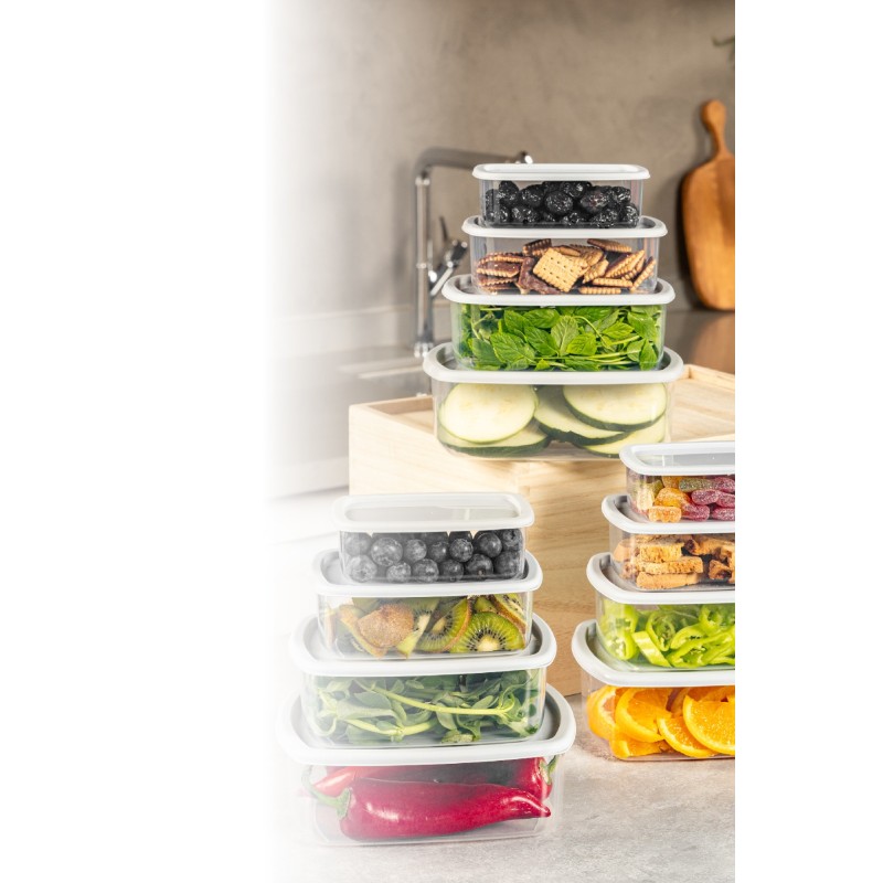 Storage Box Set (12 Pieces) SYBOX12LIKRSK - Grey Grey