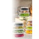 Storage Box Set (12 Pieces) SYBOX12LIKRSK - Grey Grey