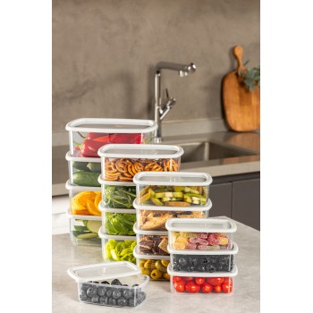 Storage Box Set (16 Pieces) SYBOX16LIKRSK - Grey Grey