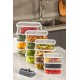 Storage Box Set (16 Pieces) SYBOX16LIKRSK - Grey Grey