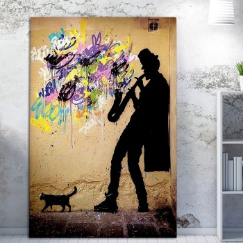 Decorative Canvas Painting WY40 (70 x 100) Multicolor