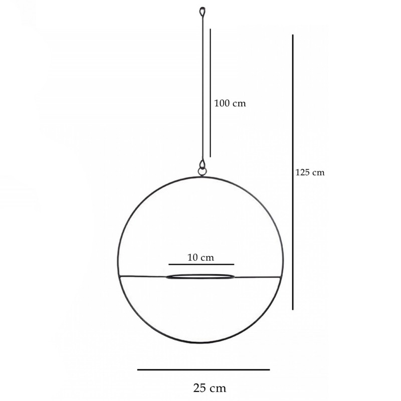 Aberto Design Jardiniere SEH - 4559 Black