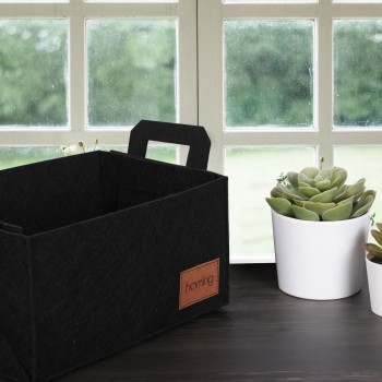 Felt Basket HMY - 6267 Black