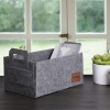 Aberto Design Felt Basket HMY - 6259 Grey