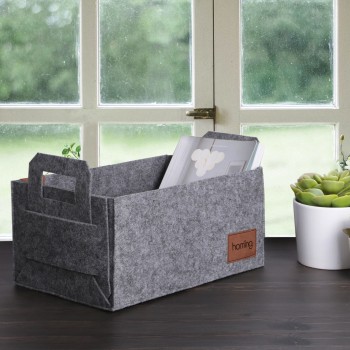Felt Basket HMY - 6259 Grey