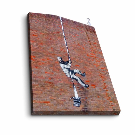 Decorative Canvas Painting 4570BANKSY030 Multicolor Decorative Canvas Painting 4570BANKSY030 Multicolor
