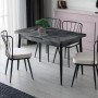 Extendable Dining Table Ay - 1182 Anthracite
