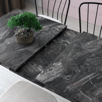 Extendable Dining Table Ay - 1182 Anthracite