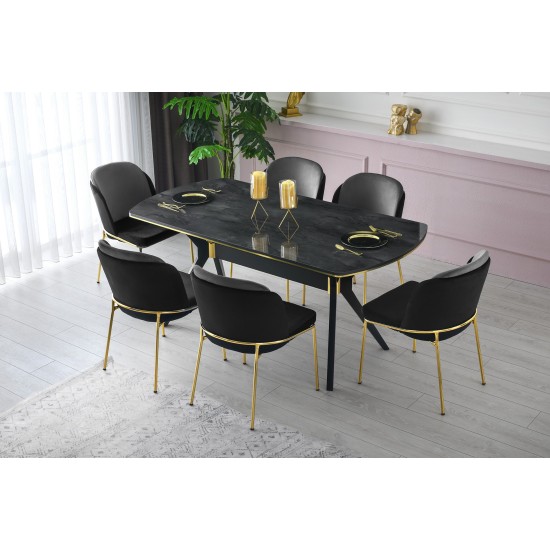 Dining Table İkon - 1001 Multicolor Dining Table İkon - 1001 Multicolor