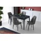 Extendable Dining Table Lotus - 1121 Anthracite