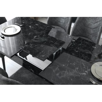 Extendable Dining Table Lotus - 1121 Anthracite