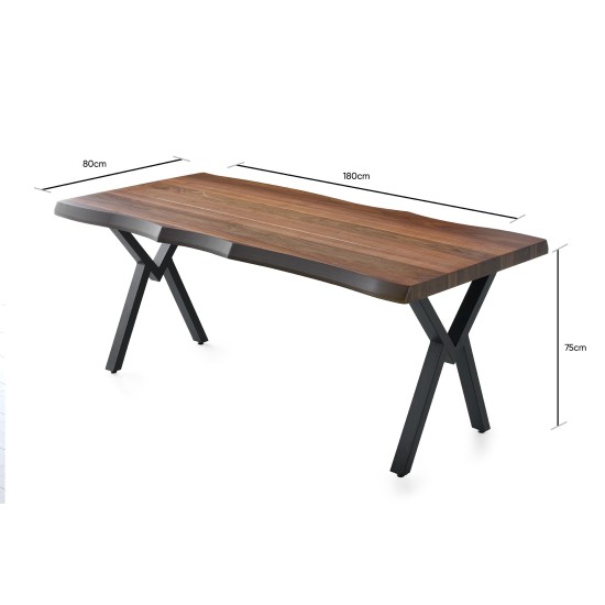 Dining Table Milano - 1031 Walnut