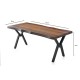 Dining Table Milano - 1031 Walnut