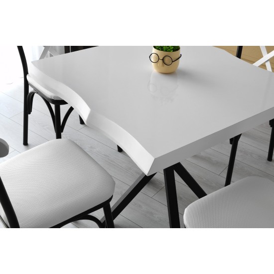 Dining Table Safir - 1461 White Dining Table Safir - 1461 White