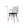 Chair Set (2 Pieces) Trend 270 V2 Black
Walnut