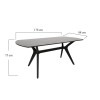 Dining Table Ares 1041 Black