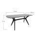 Dining Table Ares 1041 Black