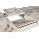 Extendable Dining Table Damla 1102 Gold
White