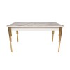 Extendable Dining Table Damla 1102 Gold
White