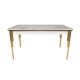 Extendable Dining Table Damla 1102 Gold
White