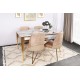 Extendable Dining Table Damla 1102 Gold
White