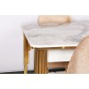 Extendable Dining Table Damla 1102 Gold
White