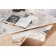 Extendable Dining Table Damla 1102 Gold
White