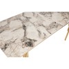 Extendable Dining Table Damla 1102 Gold
White