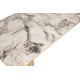 Extendable Dining Table Damla 1102 Gold
White