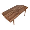 Extendable Dining Table Inci 1141 Walnut