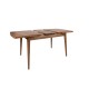 Extendable Dining Table Inci 1141 Walnut
