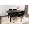 Extendable Dining Table Inci 1143 Black