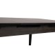 Extendable Dining Table Inci 1143 Black