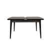 Extendable Dining Table Inci 1143 Black